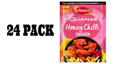 24 x SCHWARTZ LAS IGUANAS HONEY CHILLI CHICKEN 35g SERVES 4