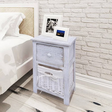 Bedside Cabinet White