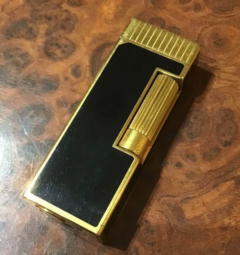 Dunhill gas lighter black - lighter,