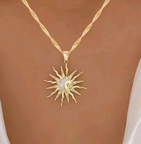 Ladies gents gold tone sun - tone,
