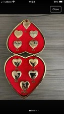 Variety Club Gold Hearts 12 Piece Set in heart shaped original presentation box.