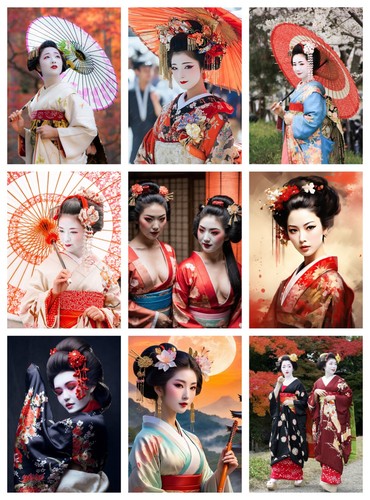Japanese geisha girl - geisha,