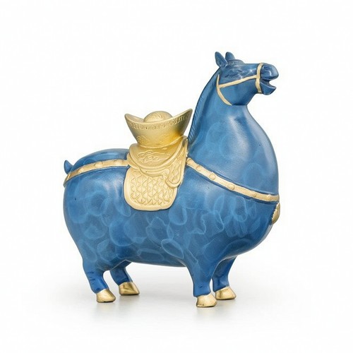 Horse figurine with - figurine,