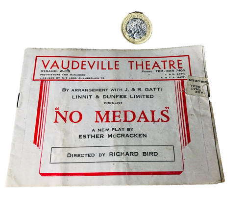 Theatre programme medals - programme,