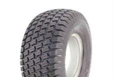 Ride mower tyre - on,