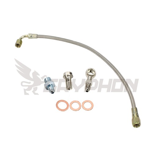 Turbo oil feed line - line, for
