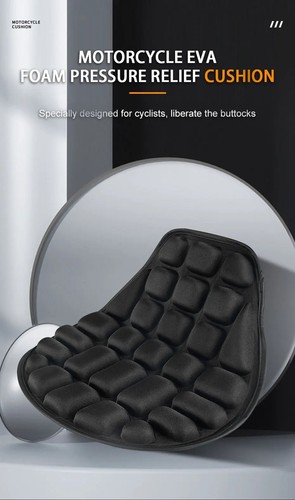 Motorcycle seat cushion - 3d,