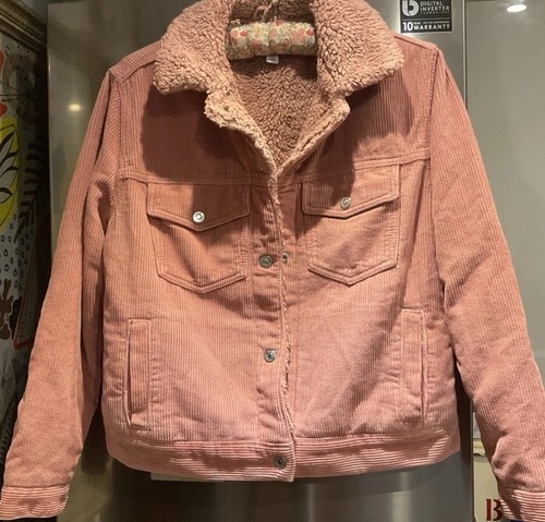 Topshop pink corduroy biker - topshop,