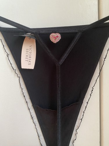 Victoria secret black thong - victoria's,