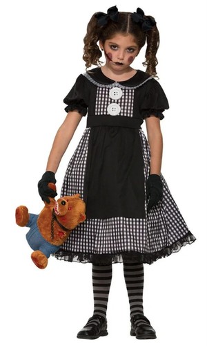 Dark rag doll costume - rag,