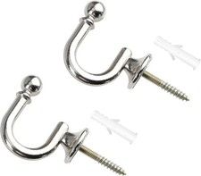 2PCS Curtain Tie Back Hooks