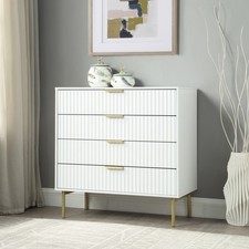 Ridged Chest of Drawers Large
