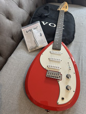 Vox Mark III Mk 3 V Teardrop Guitar Rare One Of A Kind, Small Body,Gig Bag Minty