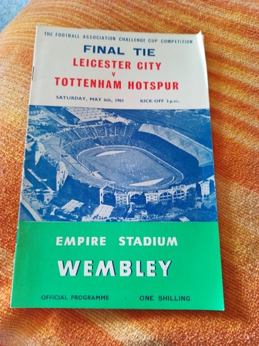 1961 cup final programme - 1961,