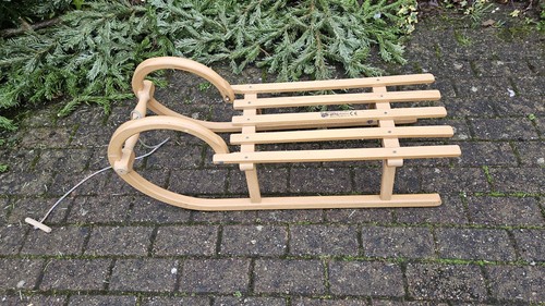 Vintage wooden sledge - , ress
