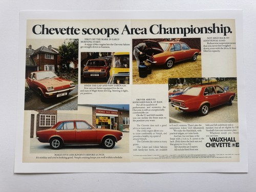 New 1978 vauxhall chevette - new,