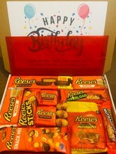 PERSONALISED Reese's Chocolate Gift Box Sweets Birthday Peanut Butter Hamper