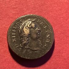 One Pistol Coin Weight France Louis XIIII ? Brass ? 17/18th Century AW559A