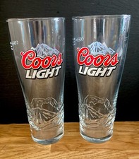 2 X New Coors Light Pint