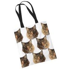 Cat Tote Print Bag - Norwegian
