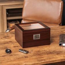 Klaro By Case Elegance Glass Top Humidor