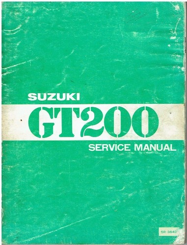 Suzuki gt200 gt200e - suzuki,