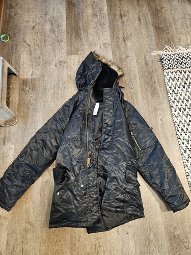 Usaf parka black - n3-b, m