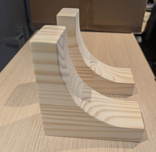 Wooden corbels pair - wooden,