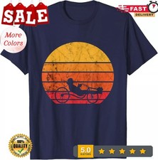 Retro Sunset Recumbent Bike