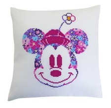 Olympus Thread 6049 Embroidery Kit Disney Mini Cushion (Minnie Mouse)