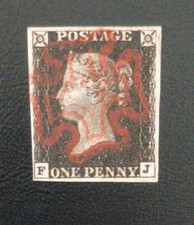 Penny black 1840 1 1d - penny,
