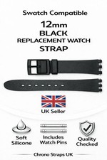 Swatch Compatible 14mm Black