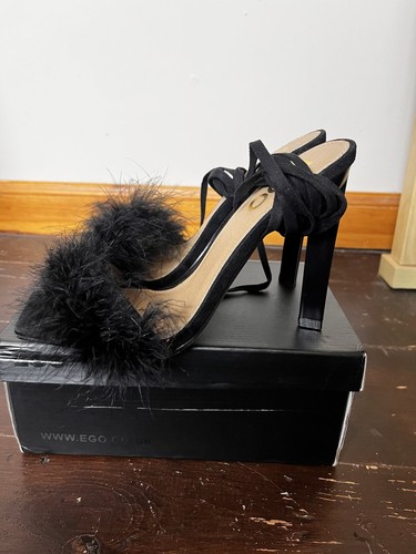 Ego aubrie black feather - black,