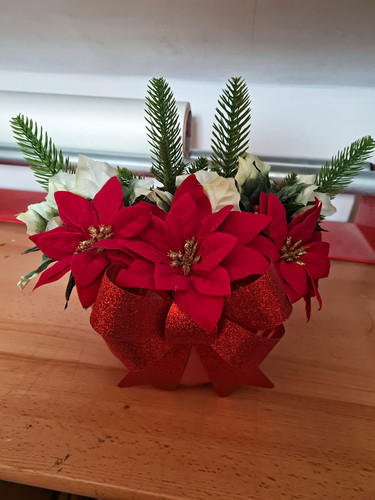 Artificial poinsettia - artificial,