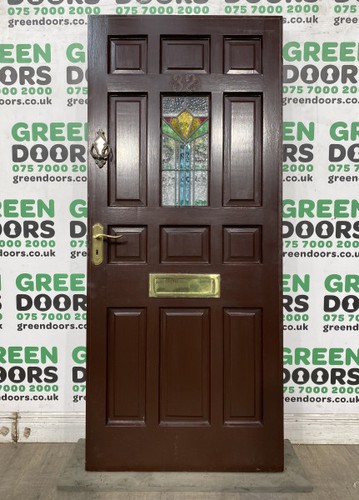Hardwood timber front door - hardwood,