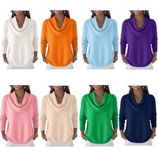 Ladies Knit Winter Jumper Soft Warm Sweater Oversized Casual Pullover for Women