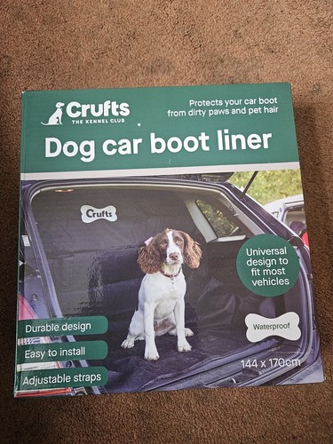 Crufts dog car boot liner - car,