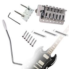 Electric Guitar Parts Chrome Tremolo Bridge System For Fender Strat Silver/Black