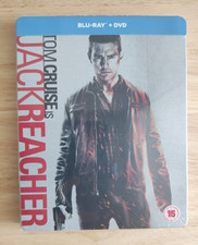 Jack Reacher Ltd Edition Blu-ray&DVD Steelbook *With Tom Cruise & Rosamund Pike*