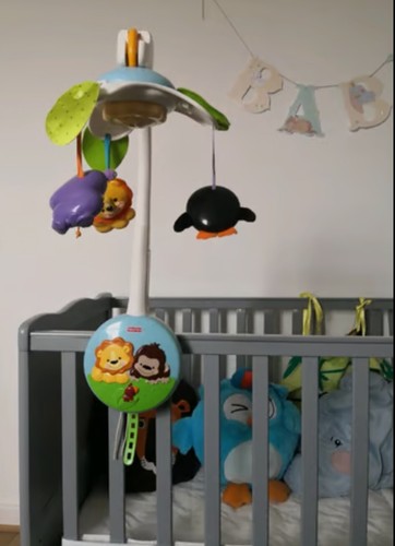 Used baby cot bed - used,