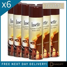 6 x INSETTE NATURAL FURNITURE