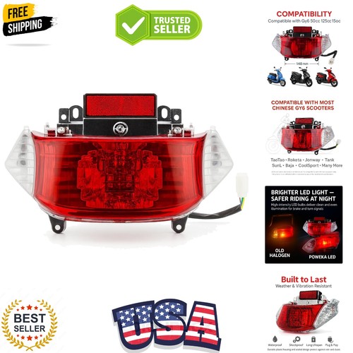 Gy6 rear tail light - rear,