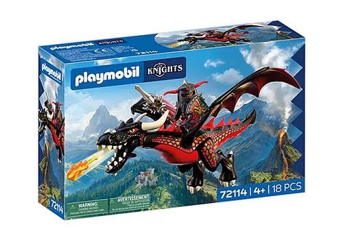 Playmobil 72114 black dragon - #72114,