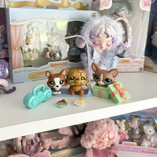 Littlest pet shop dog trio - littlest,