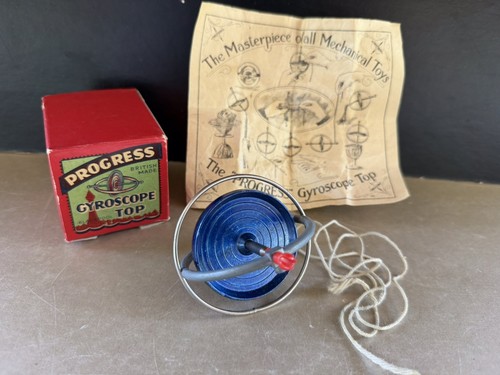 Vintage progress gyroscope - vintage,