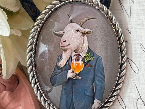 Billy goat tux - goat, blue