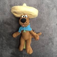 Scooby Doo With Sombrero, cuddly toy. Approx 9”. Good condition. Great Design