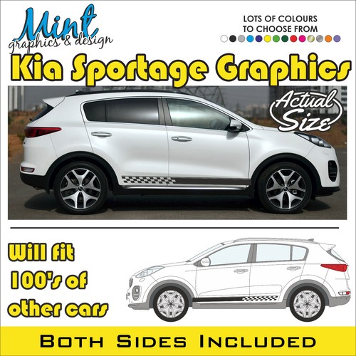 Kia sportage 4x4 side stripes - kia,
