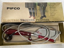 Electric Trouser Press hand held Pifco  original box prop display vintage 1950s