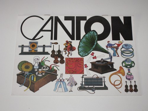 Vintage canton hifi brochure - canton,